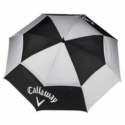 Callaway Tour Authentic Double Canopy Golf Umbrella -Golf Clothing Shop 2020tourauthenticdoublecanopyumbrellablackgreywhite3
