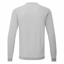 Adidas Core Crew Golf Sweater 8 Adidas Core Crew Golf Sweater -Golf Clothing Shop Adidas AW22 Core Crew Pullover HN4552 SWADI330 Grey 3 Back