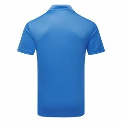 Adidas 2022 Drive Primegreen Golf Polo Shirt -Golf Clothing Shop Adidas AW22 Drive Primegreen Polo Shirt HM5357 SHADI671 M Pulse Blue Back