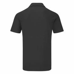 Adidas Go-To Golf Polo Shirt -Golf Clothing Shop Adidas AW22 Go To Primegreen Polo Shirt HA6114 SHADI683 Black Back