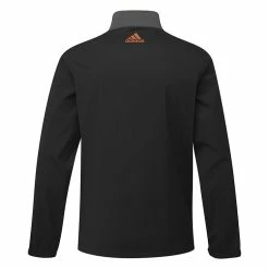 Adidas Provisional Water Resistant Golf Jacket -Golf Clothing Shop Adidas AW22 Golf Provisional Waterproof Jacket HF9187 WJADI081 XS Black Back