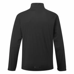 Adidas RAIN.RDY Full Zip Waterproof Golf Jacket -Golf Clothing Shop Adidas AW22 Rain.RDY Zip Waterproof Jacket HN4128 WJADI079 XS Black Back