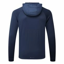 Adidas 3 Stripe COLD.RDY Golf Hoodie 11 Adidas 3 Stripe COLD.RDY Golf Hoodie -Golf Clothing Shop Adidas AW22 Three Stripe Cold.Rdy Hoodie HS4813 SWADI318 Collegiate Navy Back