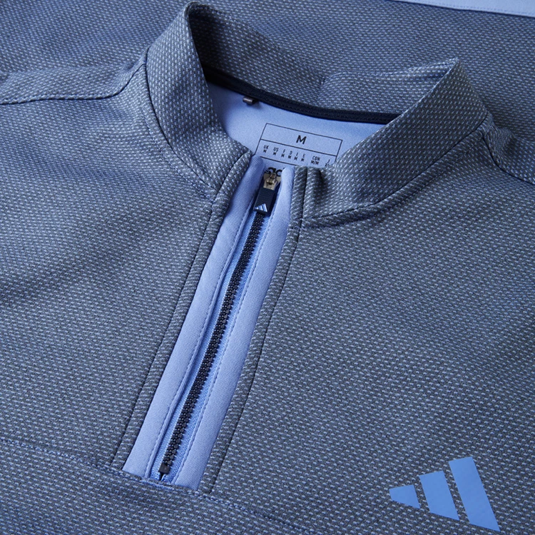Adidas Microdot 1/4 Zip Golf Sweater 2 Adidas Microdot 1/4 Zip Golf Sweater - Image 2
