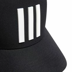 Adidas 3 Stripe Tour Golf Cap -Golf Clothing Shop Adidas Three Stripe Tour Cap Black 3