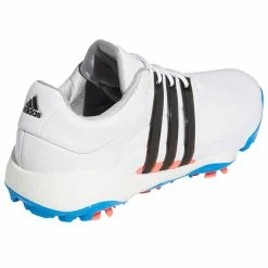 Adidas Tour 360 Golf Shoes -Golf Clothing Shop Adidas Tour 360 Golf Shoes White Black Blue Rush 5