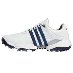 Adidas Tour 360 Golf Shoes -Golf Clothing Shop Adidas Tour 360 Golf Shoes White Silver Teal 3