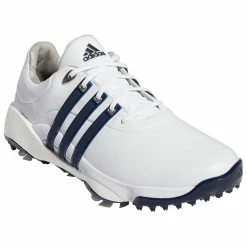 Adidas Tour 360 Golf Shoes -Golf Clothing Shop Adidas Tour 360 Golf Shoes White Silver Teal 4