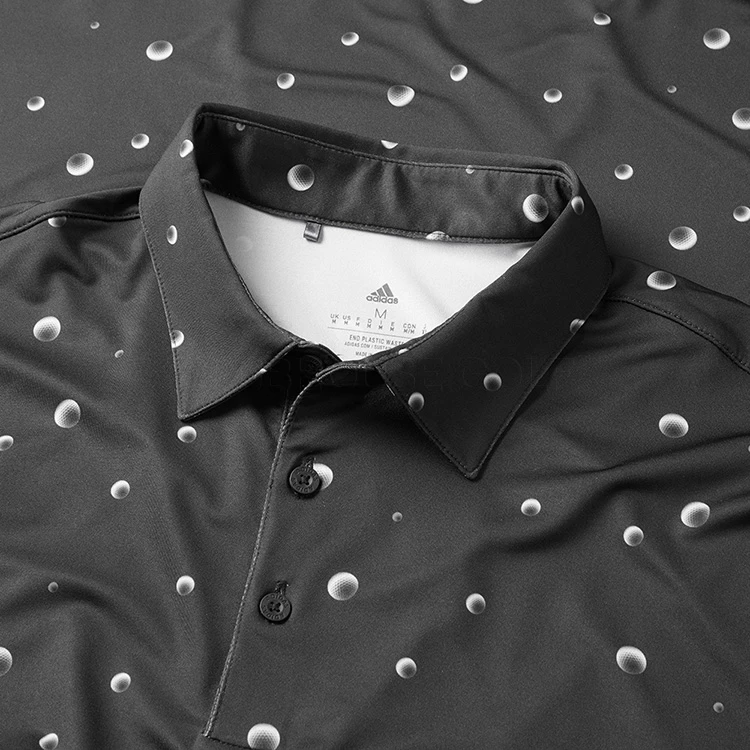 Adidas All Over Print Golf Polo Shirt - Image 2