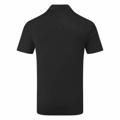 Adidas Drive Primegreen Golf Polo Shirt 5 Adidas Drive Primegreen Golf Polo Shirt -Golf Clothing Shop Adidas Drive Primegreen Golf Polo Shirt Black IA5446 Back