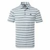 Adidas Two Colour Stripe Polo Shirt