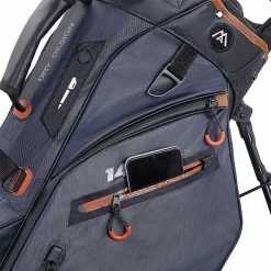 Bigmax Big Max Dri-Lite Hybrid Summit Golf Stand Bag -Golf Clothing Shop Big Max Dri Lite Hybrid Summit Golf Stand Bag Steel Blue Rust 3