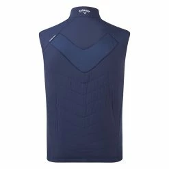 Callaway Primaloft Quilted Thermal Golf Wind Vest -Golf Clothing Shop Callaway AW21 Primaloft Quilted Thermal Wind Vest CGRFB0S4 410 Code WTCAL048 M Peacoat Back