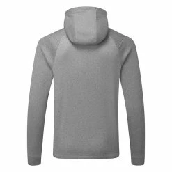 Callaway Aquapel Swing Tech 1/4 Zip Golf Hoodie 5 Callaway Aquapel Swing Tech 1/4 Zip Golf Hoodie -Golf Clothing Shop Callaway AW21 Aquapel Tech Hoodie CGKFB0T3 095 Code SWCAL073 M Quiet Shade Heather Back