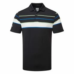 Golf Clothing Shop 38 Callaway Resort Ventilated Shoulder Block Print Golf Polo Shirt