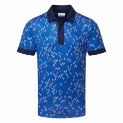 Golf Clothing Shop 32 Callaway X-Series All Over Chev Print Golf Polo Shirt