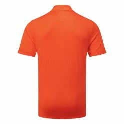 Callaway X-Series Street Mural Print Golf Polo Shirt 5 Callaway X-Series Street Mural Print Golf Polo Shirt -Golf Clothing Shop Callaway AW22 X Series Street Mural Print Polo Shirt CGKSC024 825 SHCAL253 S Tangerine Tango Back