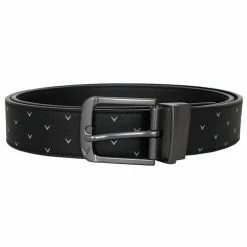Callaway Chev Leather Golf Belt Caviar