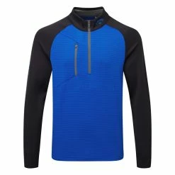 Callaway Blocked Ottoman Fleece 1/4 Zip Golf Sweater