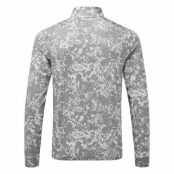 Callaway Camo 1/4 Zip Golf Sweater -Golf Clothing Shop Callaway SS22 Camo 1 4 Zip Sweater Flinstone CGKSC0K5 075 SWCAL075 back