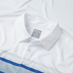 Golf Clothing Shop -Golf Clothing Shop Callaway SS22 Tour Stripe Polo Shirt CGKSC0T6 133 Code SHCAL220 M White detail