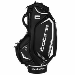 Cobra Golf Tour Staff Bag -Golf Clothing Shop Cobra 2023 Tour Staff Bag Black White 3