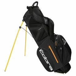 Cobra 2022 Ultradry Pro Waterproof Golf Stand Bag -Golf Clothing Shop Cobra Ultradry Pro Golf Stand Bag Black Gold Fusion 3