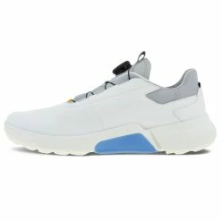 Ecco Biom H4 BOA Gore-Tex Golf Shoes -Golf Clothing Shop Ecco Biom H 4 BOA Gore Tex Golf Shoes White Retro Blue 3