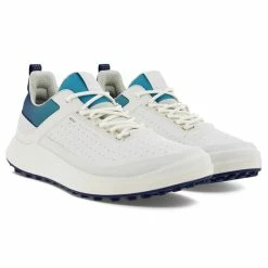 Ecco Core Golf Shoes -Golf Clothing Shop Ecco Core Golf Shoes White Blue Depths Caribbean 5