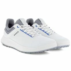 Ecco Core Golf Shoes -Golf Clothing Shop Ecco Golf Core White Shadow White Silver Grey Golf Shoe 5