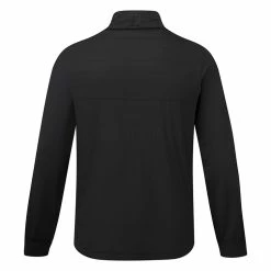 FootJoy FJ Hybrid Golf Wind Jacket -Golf Clothing Shop FootJoy AW22 FJ Hybrid Jacket 88820 WTFOO070 S Black Back