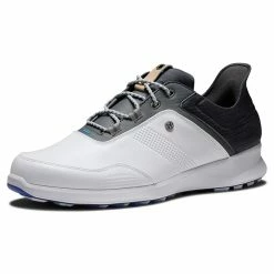FootJoy FJ Stratos 50072 Golf Shoes 10 FootJoy FJ Stratos 50072 Golf Shoes -Golf Clothing Shop FootJoy FJ Stratos 50072 Golf Shoes White Black Forged Iron Blanc de Blanc 5