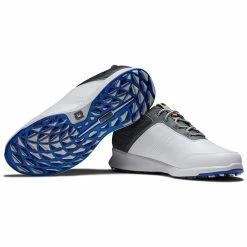 FootJoy FJ Stratos 50072 Golf Shoes 11 FootJoy FJ Stratos 50072 Golf Shoes -Golf Clothing Shop FootJoy FJ Stratos 50072 Golf Shoes White Black Forged Iron Blanc de Blanc 6