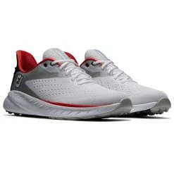 FootJoy FJ Flex XP 56277 Golf Shoes -Golf Clothing Shop FootJoy Flex XP 56277 Golf Shoes Bright White Bittersweet Black Mirage Gray 3