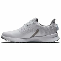 FootJoy Fuel BOA 55446 Golf Shoes -Golf Clothing Shop FootJoy Fuel BOA Golf Shoes White Grey 3