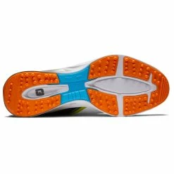 FootJoy Fuel 55443 Golf Shoes -Golf Clothing Shop FootJoy Fuel Golf Shoes White Black Orange 4