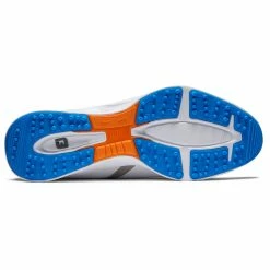 FootJoy Fuel 55440 Golf Shoes -Golf Clothing Shop FootJoy Fuel Golf Shoes White White Blue 4