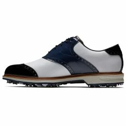 FootJoy Premiere Series Wilcox 54323 Golf Shoes -Golf Clothing Shop FootJoy Premier Series Wilcox Shoes White Navy Black 4