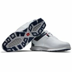 FootJoy Pro SL 53074 Golf Shoes -Golf Clothing Shop FootJoy Pro SL Golf Shoes White Navy 6