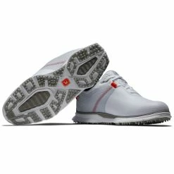 FootJoy Pro SL Sport 53853 Golf Shoes -Golf Clothing Shop FootJoy Pro SL Sport Golf Shoes White Grey Orange 6