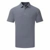 FootJoy Smooth Pique FJ Print Golf Polo Shirt