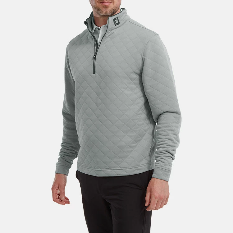 FootJoy Diamond Jacquard Chill-Out 1/4 Zip Golf Pullover 4 FootJoy Diamond Jacquard Chill-Out 1/4 Zip Golf Pullover - Image 4