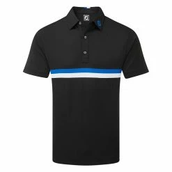 FootJoy Double Chest Band Pique Golf Polo Shirt