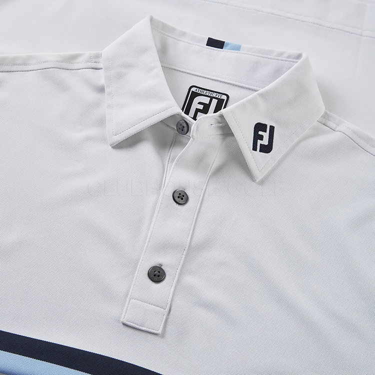 FootJoy Double Chest Band Pique Golf Polo Shirt 2 FootJoy Double Chest Band Pique Golf Polo Shirt - Image 2