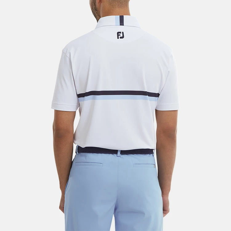 FootJoy Double Chest Band Pique Golf Polo Shirt 6 FootJoy Double Chest Band Pique Golf Polo Shirt - Image 6