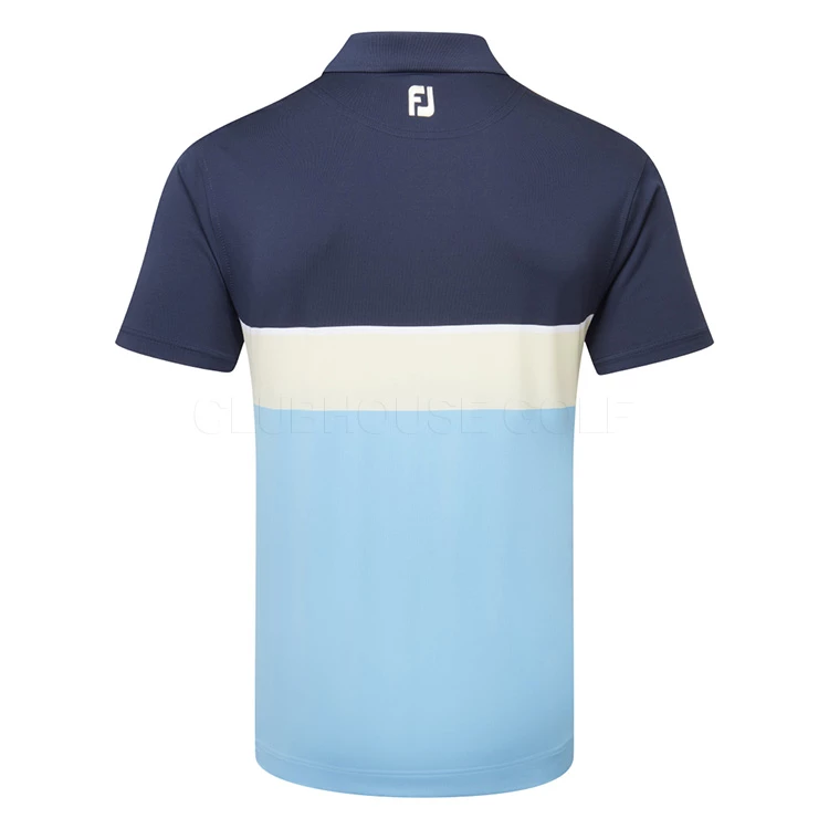 FootJoy Colour Theory Lisle Golf Polo Shirt 3 FootJoy Colour Theory Lisle Golf Polo Shirt - Image 3