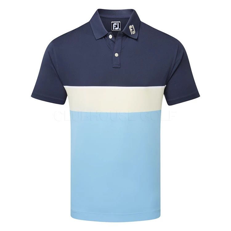 FootJoy Colour Theory Lisle Golf Polo Shirt 1 FootJoy Colour Theory Lisle Golf Polo Shirt