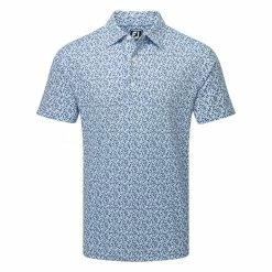 FootJoy Confetti Print Pique Golf Polo Shirt