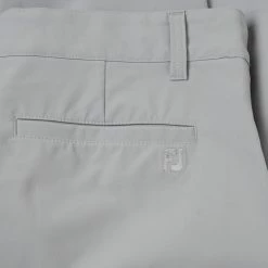 FootJoy Performance 2.0 Golf Shorts -Golf Clothing Shop FootJoy SS23 FJ Par Golf Shorts 80166 TSFOO020 30 W Grey Detail