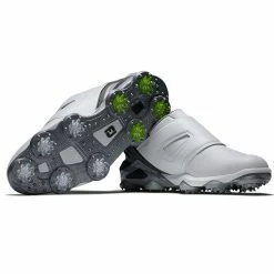 FootJoy Tour Alpha BOA 55509 Golf Shoes -Golf Clothing Shop FootJoy Tour Alpha BOA Golf Shoes White Grey Charcoal 6